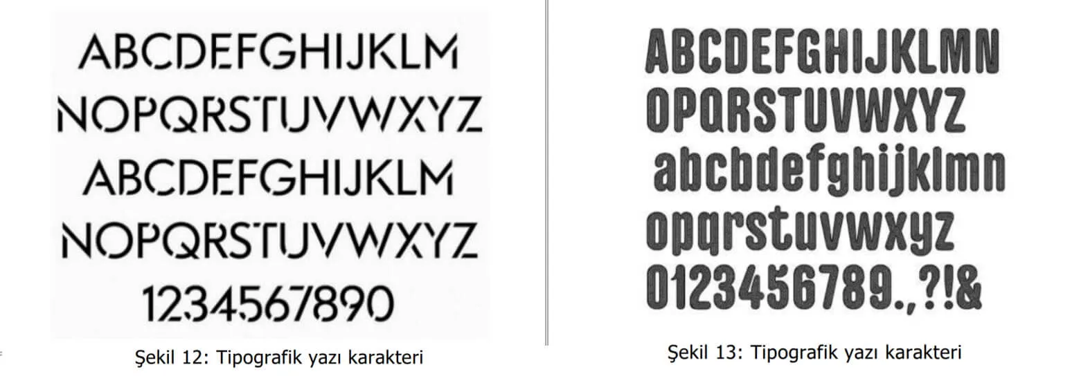 tipografik yazı karakter örnekleri-marka tescil sorgulama